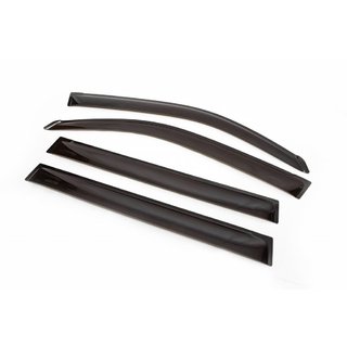 Ветровики на окна 8см (4 шт, ANV) Toyota Land Cruiser 200 2007-2021 гг. фото 1