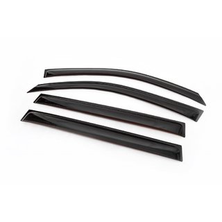 Ветровики на окна (4 шт, ANV) Toyota Highlander 2008-2013 гг. фото 1