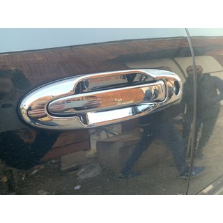 Накладки и окантовки на ручки дверей (8 шт, пластик) Toyota Land Cruiser 100 1998-2007 гг. фото 1