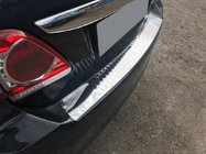 Toyota Corolla 2007-2013 гг. Накладка на задний бампер нержавейка фото 1