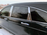 Honda CRV 2007-2011 гг. Накладки на дверные стойки из нержавеющей стали (8 шт.) фото 6