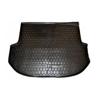 Коврик багажника 7 мест (Autogumm, пластик) Hyundai Santa Fe 4 2018-2023 гг.