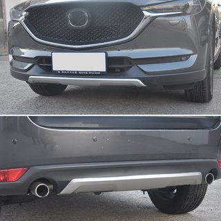 Передние и задние накладки V2 Mazda CX-5 2017- гг. фото 2