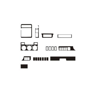 АКЦИЯ! Накладки на панель под дерево Toyota Land Cruiser 90 Prado 1996-2002 гг.