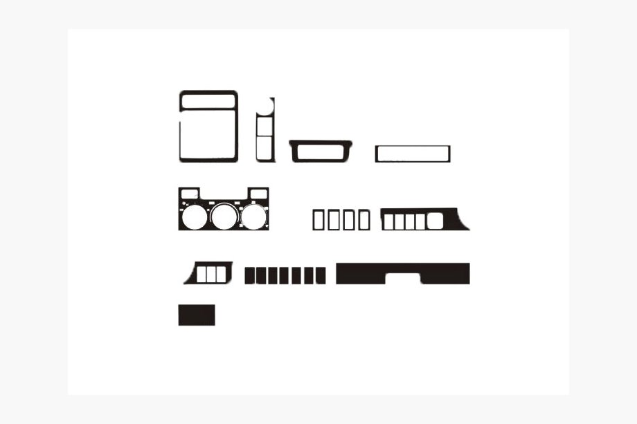 Toyota Land Cruiser 90 Prado 1996-2002 гг. АКЦИЯ! Накладки на панель под дерево Image
