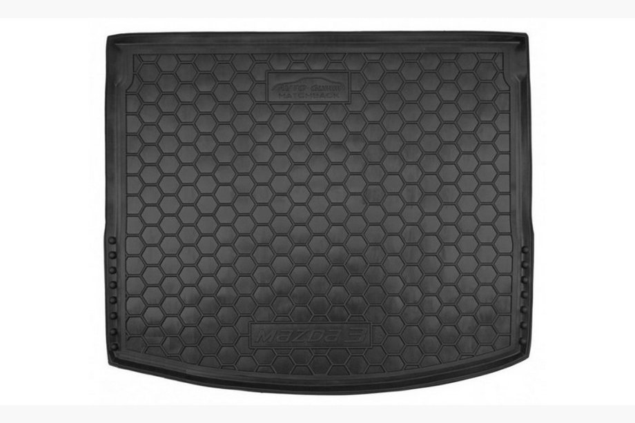 Mazda 3 2013-2019 гг. Коврик багажника Sedan (Autogumm, резина) Image