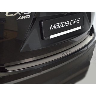Накладка на задний бампер Natanika (нержавейка) Mazda CX-5 2012-2017 гг.
