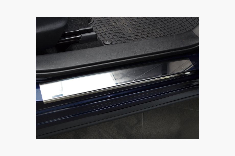 Mazda CX-5 2012-2017 гг. Накладки на Пороги Nataniko (4 шт., Нержавейка) Image