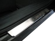 Mazda CX-9 2007-2016 гг. Накладки на пороги из нержавеющей стали NataNika Premium (4 шт) фото 1