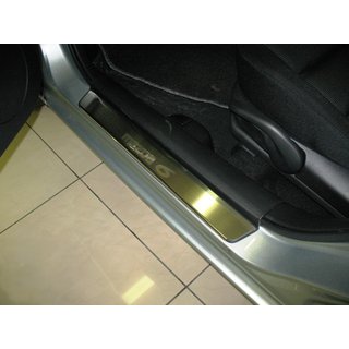 Накладки на пороги Nataniko (4 шт., нержавейка) Mazda 6 2003-2008 гг.