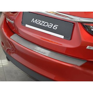 Накладка на задний бампер Nataniko (4D, Нержавейка) Mazda 6 2012-2024 гг.