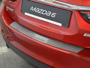 Mazda 6 2012-2024 гг. Накладка на задний бампер Nataniko (4D, Нержавейка) фото 1
