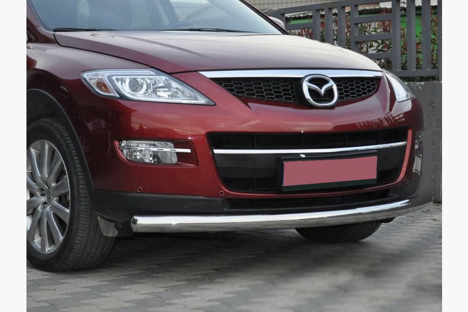 Mazda CX-7 2006-2012 гг. Передняя защита ST008 (нержавейка) Image