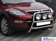 Передняя защита WT018 (нержавейка) фото 2