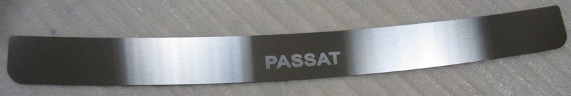 Volkswagen Passat B6 2006-2012 гг. Накладка на задний бампер Nataniko (нержавейка) фото 2