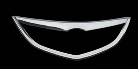 Mazda 3 2003-2009 гг. Накладка вокруг решетки радиатора (пластик) фото 1