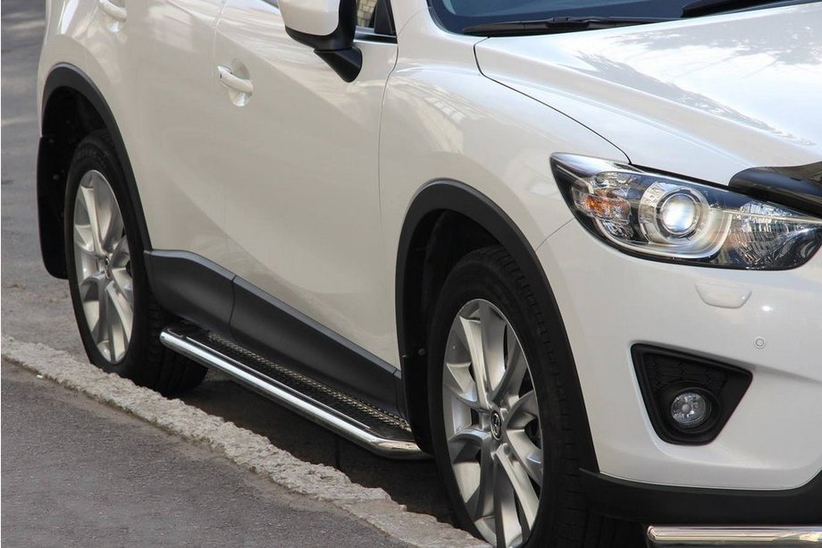 Боковые Пороги KB001 Нержавейка Image Боковые Пороги KB001 Нержавейка Image