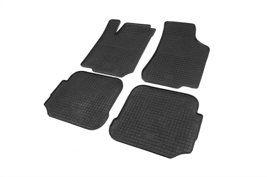 Volkswagen Bora 1998-2004 гг. Резиновые коврики (4 шт, Polytep)