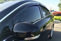Volkswagen Jetta 2011-2018 гг. Ветровики на окна (4 шт, Sunplex Chrome) фото 1