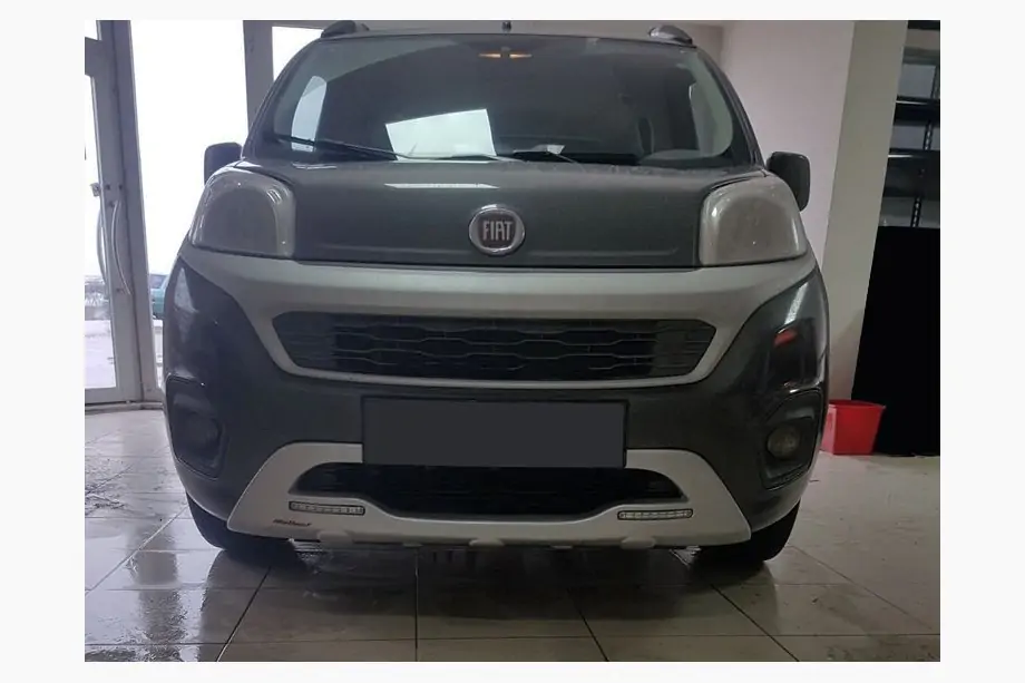 Peugeot Bipper 2008-2017 гг. Передняя губа LED (2014+, под покраску) Image