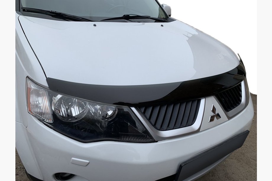 Mitsubishi Outlander 2006-2012 гг. Дефлектор капота 2009-2012 (EGR) Image