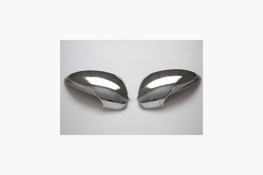 Mercedes S-сlass W221 2005-2013 гг. Хромированные Накладки на Зеркала (2 шт, пластик) Image