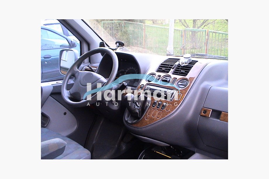 Mercedes Vito W638 1996-2003 гг. Накладки на панель VIP (1999-2003) Алюминий Фото 6