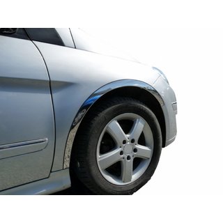 Накладки на арки из нержавейки (4 шт) Mercedes B-class W246 2011-2018 гг. фото 1