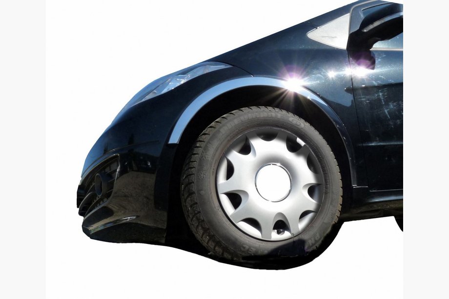 Mercedes A-сlass W169 2004-2012 гг. Накладки на арки из нержавейки (4 шт) Image