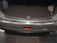 Накладка на задний бампер с загибом Nataniko (нержавейка) фото 1