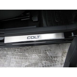 Накладки на пороги Nataniko (4 шт., нержавейка) Mitsubishi Eclipse Cross 2017- гг.