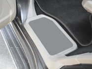 Mitsubishi Pajero Wagon III 1999-2006 гг. Накладки на пороги Nataniko Premium (2 шт., нержавейка) фото 1