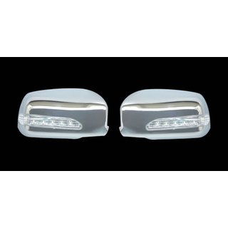 Накладки на Зеркала LED (2 шт., пластик) Hyundai Sonata NF 2004-2009 гг.