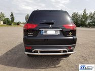 Задняя защита AK002-2 (2 шт, нерж сталь) фото 4