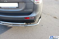 Задняя дуга AK004 Нержавейка фото 4