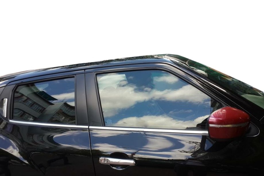 Nissan Juke 2010-2019 гг. Окантовка окон нержавейка (4 шт) OmsaLine - Итальянская Нержавейка Фото 4