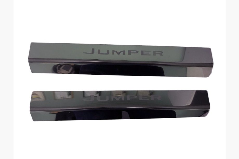 Citroen Jumper 2007-2025 гг. Накладки на пороги Laser (2 шт., нержавейка) Фото 1