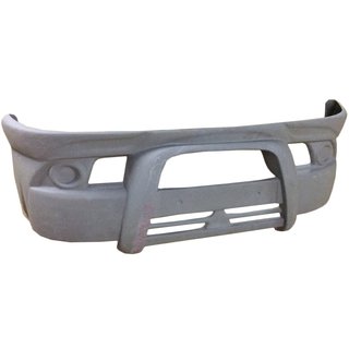 Накладка на передний бампер (полная, грунтованная под покраску) Fiat Doblo II 2010-2022 гг. фото 1