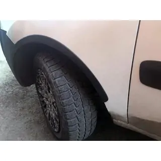 Расширители арок (4 шт, черные) Fiat Doblo I 2001-2005 гг. фото 1