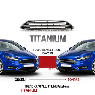 Передняя решетка (Titanium) фото 3