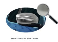 Nissan Qashqai 2014-2021 гг. Накладки на Зеркала Серый Мат (2 шт., Пластик) фото 1