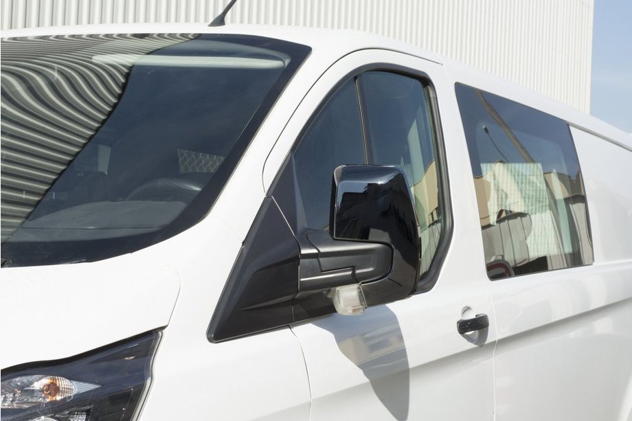 Накладки на Зеркала Черный Хром (2 шт., пластик) Image