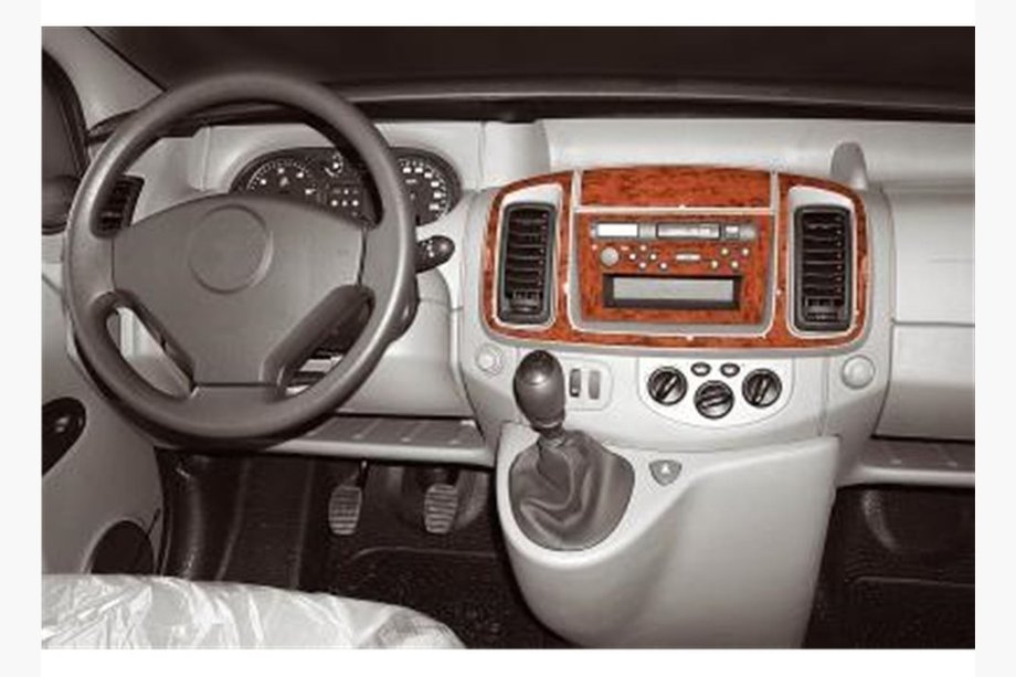 Renault Trafic Накладки на панель маленький комплект Image