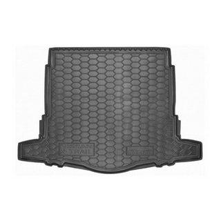 Коврик багажника 2017+ с нишей под запасное колесо (Autogumm, резина) Nissan X-trail T32/Rogue 2014-2021 гг.