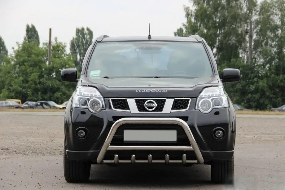 Nissan X-trail T31 2007-2014 гг. Передняя защита WT003 (нержавейка)