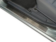 Nissan Almera B10 Classic 2006-2012 гг. Накладки на Пороги Nataniko (4 шт., Нержавейка) фото 1