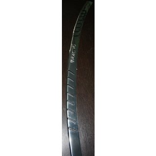 Накладка на задний бампер с резиновыми вставками (нержавейка) Nissan Qashqai 2007-2010 гг. фото 3