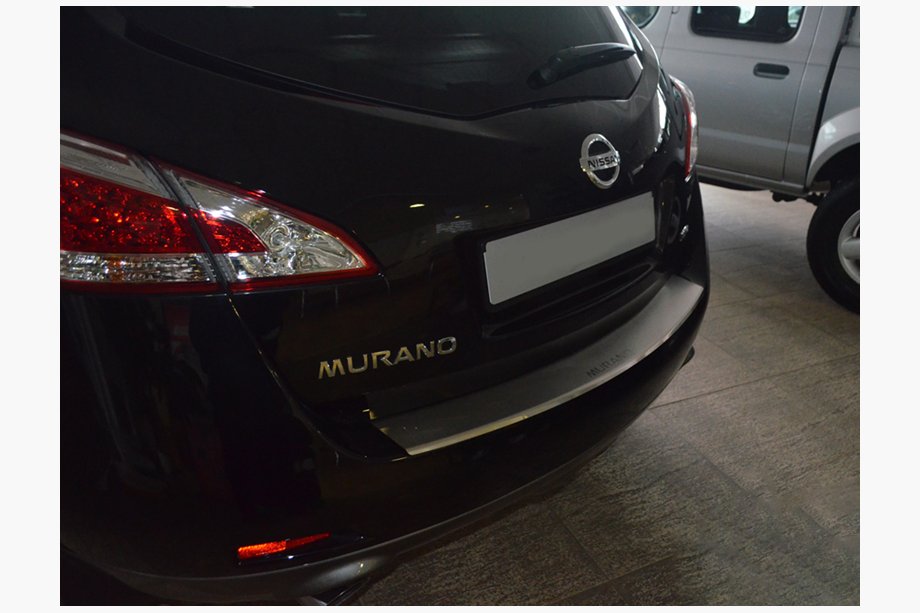 Накладка на задний бампер с загибом Nataniko (нержавейка) Image Накладка на задний бампер с загибом Nataniko (нержавейка) Image