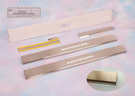 Nissan Micra K12 2003-2010 гг. Накладки на пороги Natanika Standard (4 шт, нержавейка) фото 1