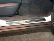 Nissan X-trail T32/Rogue 2014-2021 гг. Накладки на Пороги Nataniko (4 шт., Нержавейка) фото 1